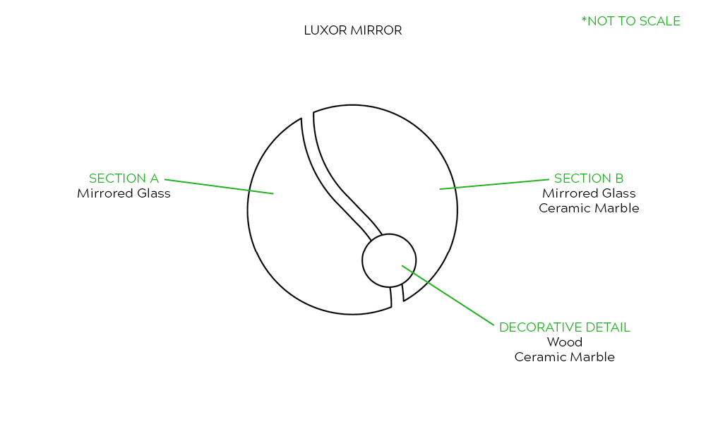 Bontempi Casa Luxor Mirror